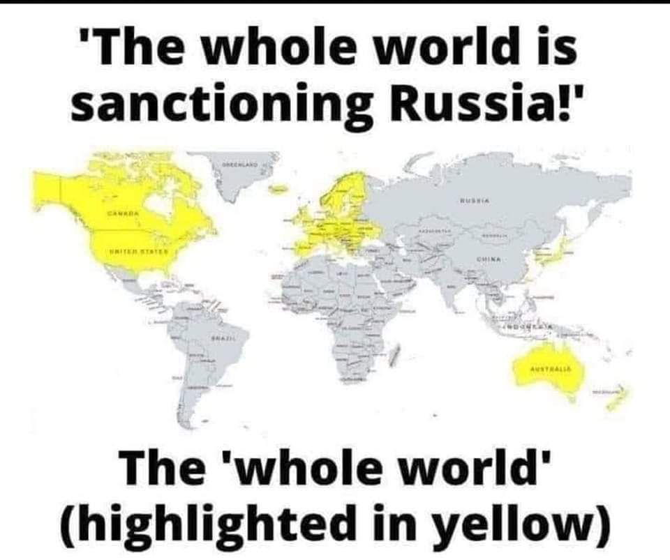 TheNisargSoni's tweet photo. This is how fake #news spread by paid #media
The whole world #sanctions on #Russia is nothing else but blunder !!
Majority world #supportputin
#Putin is champion & also winner in current #RussiaUkraineCrisis
#ISupportRussia https://t.co/dm4lfMZpfU