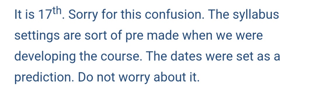 FletcherEmilyC's tweet photo. Class syllabus lists 9 projects with two weeks between each for a 16 week course (whoops). With 2 weeks and 2 projects left in the semester, the professor has moved the deadlines up accordingly (one now due on Easter). I'm tired of faculty's mistakes becoming students' burdens. https://t.co/CHfR4h5bdX