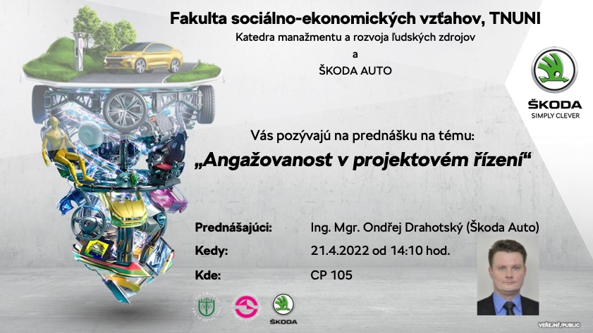 ZRozsa's tweet photo. 🚀Hľadáš info zo skutočnej praxe? 🚀

Neváhaj a príď si vypočuť ako riadia projekty v Škoda auto #TNUNI https://t.co/ESoM76a8Tm