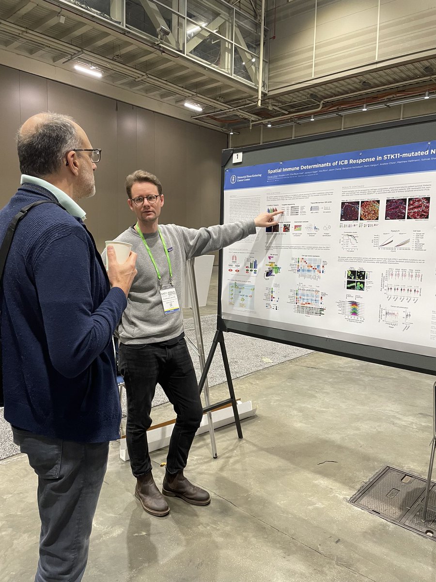 pointing at your poster for 3.5h straight + getting a million new ideas = lower back pain squared  #AACR2022