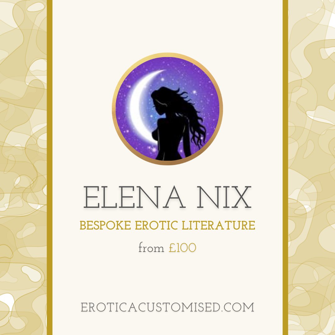 Wouldn't you love to be able to read a personalized erotic story created by the talented <a href="/ElenaNixErotica/">💋 NixErotica (NSFW) 🔞𝘍𝘳𝘦𝘦 𝘜𝘬𝘳𝘢𝘪𝘯𝘦🇺🇦</a>?
With Custom Erotica, you can!
Click the link, fill in the form, &amp; get your free intro discreetly via email.
eroticacustomised.com/Writer/ElenaNix

#CustomErotica #erotica #smut #nsfw