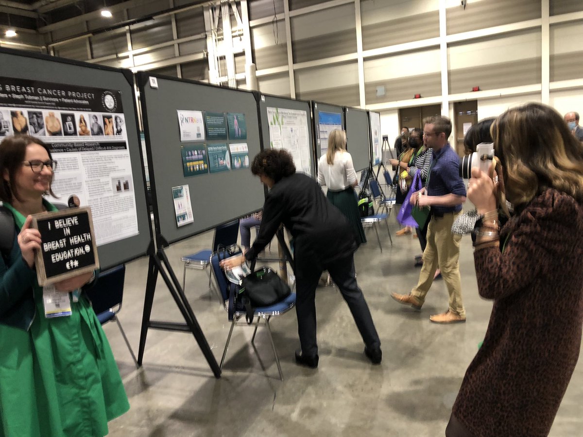 youngbcorg's tweet photo. Hi #AACR22! Do you believe in breast health education? Come see our preliminary research today until 5 pm, and tomorrow 9-12 at section 20, poster #9. #cancer #AACRSSP https://t.co/nHOYR3VELM