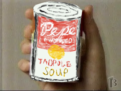 PepePeddler's tweet photo. Just found a tin of tadpole soup, that's dinners sorted, courtesy of @Vince_Van_Dough🐸✌️ https://t.co/bg6D50jMGd