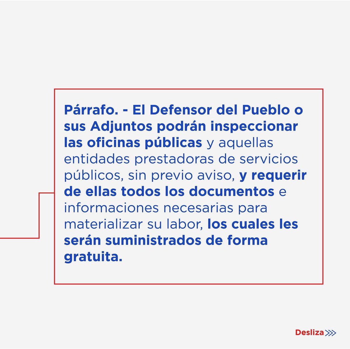 DefensorRD's tweet photo. Conoce lo que dice nuestra Constitución sobre las facultades que se le confiere al #DefensordelPueblo y por qué, tanto al titular como parte de sus colaboradores y a algunos periodistas, le fueron vulnerados sus derechos por parte de autoridades de la #DIGESETT. 

#Canodromo https://t.co/ys3El4LRdK