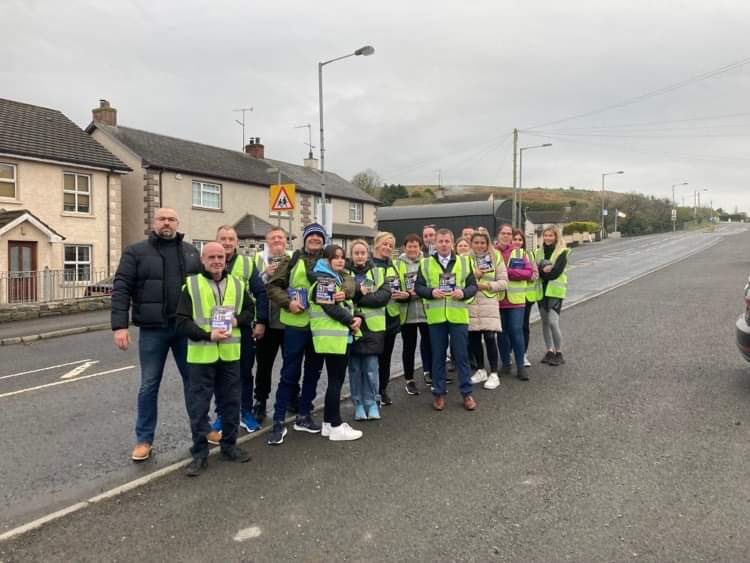 gavinmalone22's tweet photo. #TeamMalone is out this evening in #Belleeks. Great reception and conversationโs had. Not long till 5th May #VoteMalone #AE22 https://t.co/8e2sRZCwvX