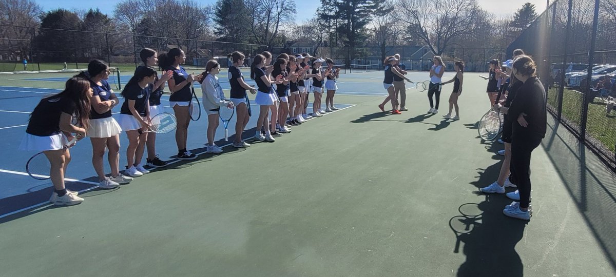 Girls Tennis hosts Bishop Fenwick. Go Pioneers!