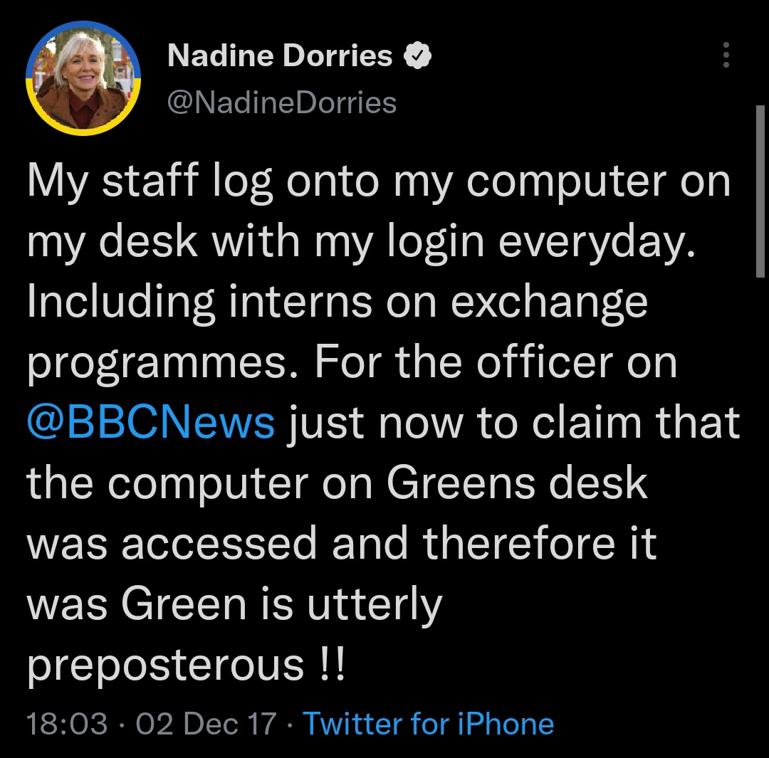 terrychristian's tweet photo. @Pollik @green_susie100 Hard to tell on twitter and sounds so like her https://t.co/JXD8f9JtLB