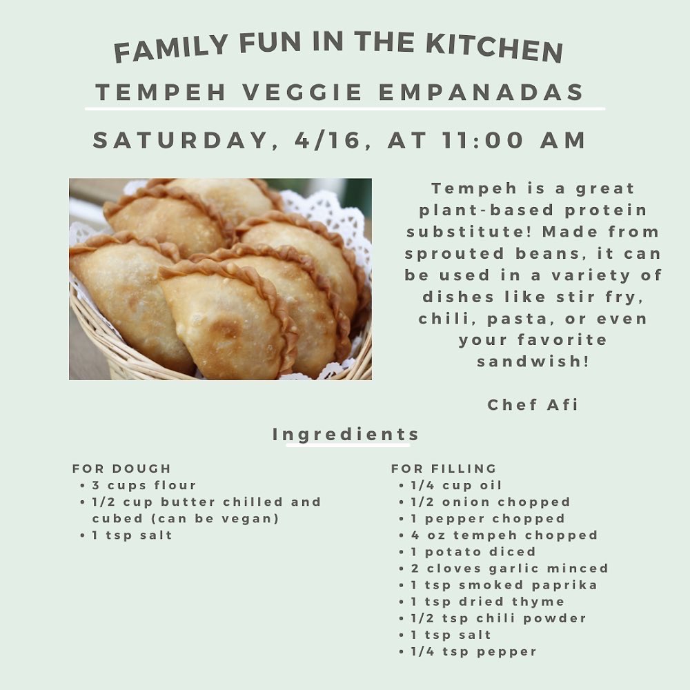CityBloom87's tweet photo. Join us this Saturday for Family Fun in the Kitchen! Register on our website https://t.co/83WnzIRyTq https://t.co/9s8OJbIu2s