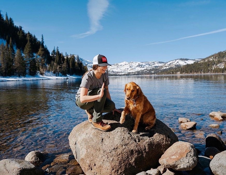 It’s National Pet Day! We absolutely adore and appreciate our pets and our AmbassaDOG’s! Give your pet a high five today for being awesome! 🐶💯
.
.
<a href="/grandtrunkgoods/">GRAND TRUNK</a> #goodsfortheroad 
AmbassaDOG 📸: <a href="/goldengalaspen/">Aspen + Kelsie</a>