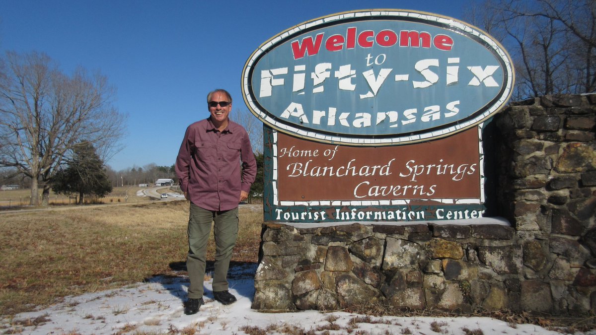 4/11 It's been a trip but got here phaster than I thought.  Welcome to Phiphty-Six  (Arkansas) #Arkansas