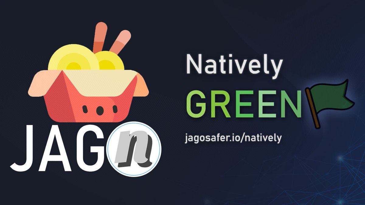 jagosafer's tweet photo. 💠💠NEW: Natively💠💠
@nativelyfi

Chain: #Fantom 
Type: Yield Farm

DETAILS: https://t.co/cO7XnhTffQ

🛡️ALTHOUGH WE ALWAYS CHECK OUR SUBMITIONS THOROUGHLY, YOU SHOULD NEVER FULLY RELY ON THEM, ITS NOT A FINANCIAL ADVICE, SO DYOR BEFORE INVESTING ANY MONEY

#DeFi #FTM https://t.co/GmCUXtHn7P