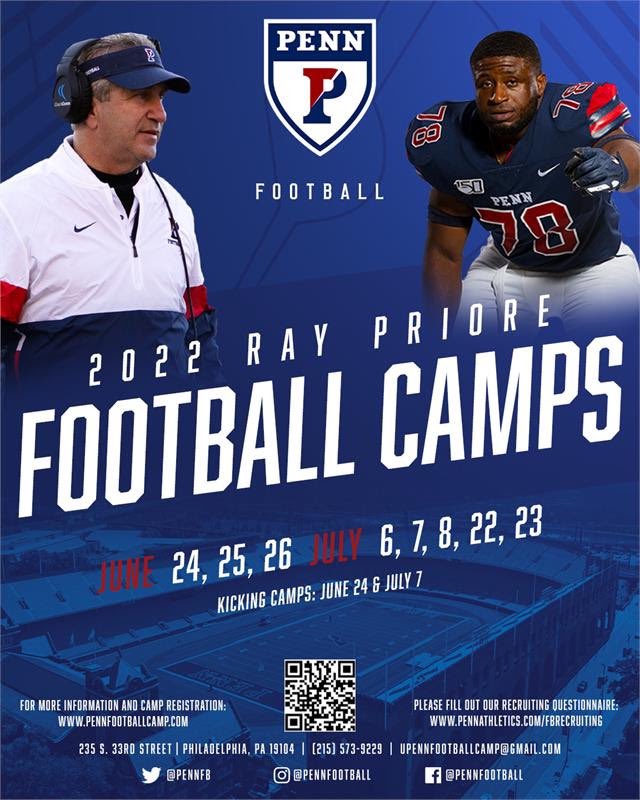 Thank you <a href="/PENNfb/">Penn Football</a> for the invite!