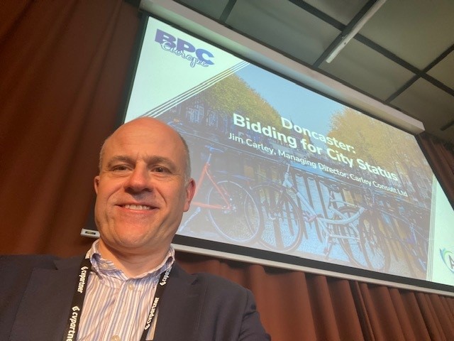 jim_carley's tweet photo. Great day at the Beurs van Berlage in Amsterdam for #BPCEurope2022 and a pleasure to run a workshop focused on Doncaster's bid for city status. #doncasterisgreat #goingforitdn #proudtobeapmp #apmp @apmpuk #bpceurope https://t.co/YRTq58fA5R