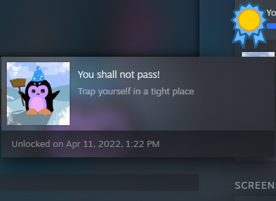 awaybackgame's tweet photo. Release is coming, so we've got some Steam achievements.

Any LOTR funs here?

#indiegame #IndieGameDev #gamedevelopment https://t.co/CPL2K7TAli