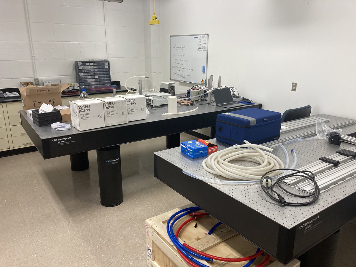 So many boxes to unpack because (drum roll) our PIV system is finally here!