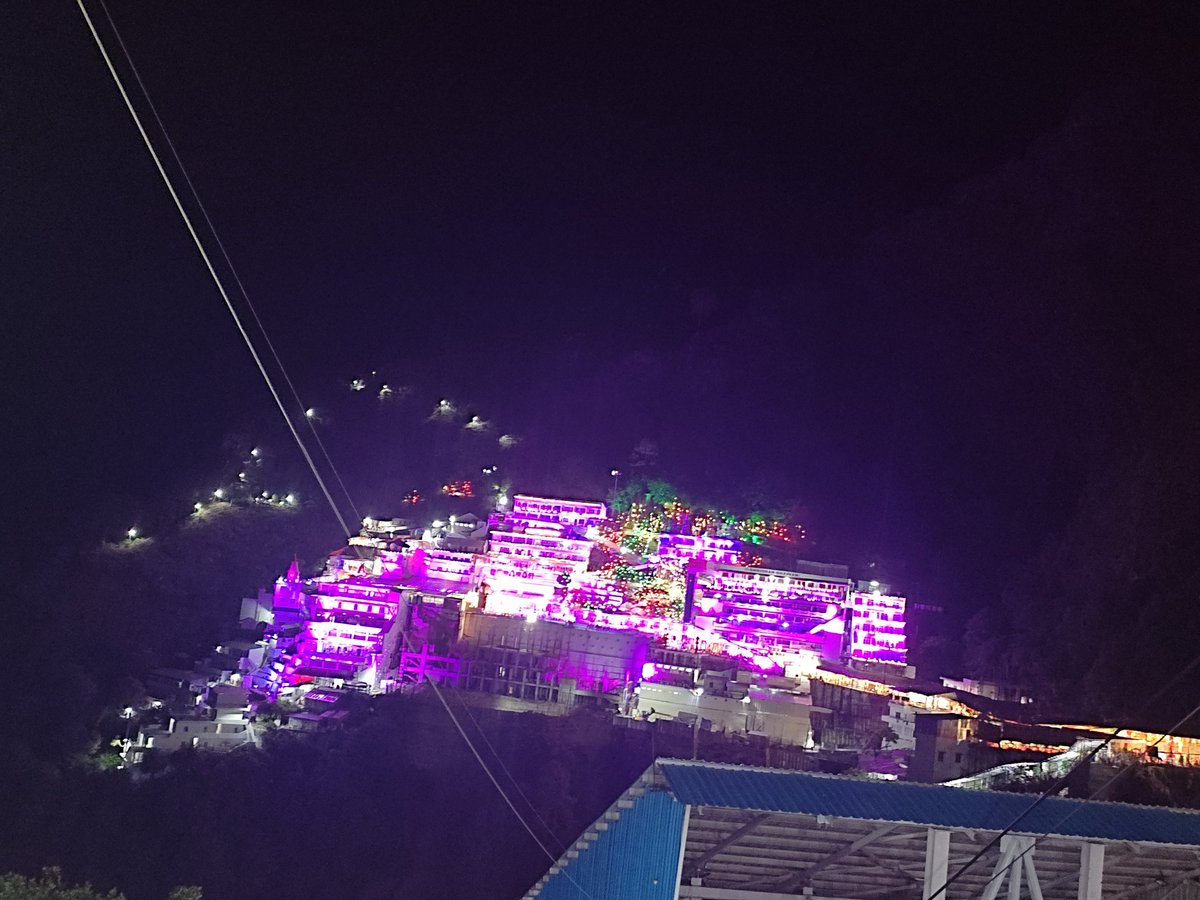 Finally reached Vaishno devi. 
Jai mata di.