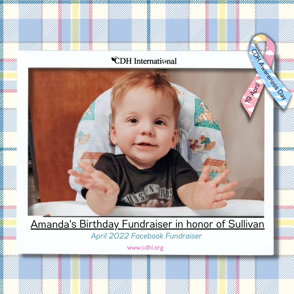 cherubs's tweet photo. Amanda's Birthday Fundraiser in honor of Sullivan

Read more at https://t.co/NMbGrscuh7

Donate at https://t.co/FiVb2Pe8a8

#cdhawareness #cdhi #cdhintl #cdhinternational #cdhresearch #cdhsupport #cdhcharity #cdhsupportgroup #cdhsupportcharity #cdhhelp https://t.co/tOQFmgfkQC