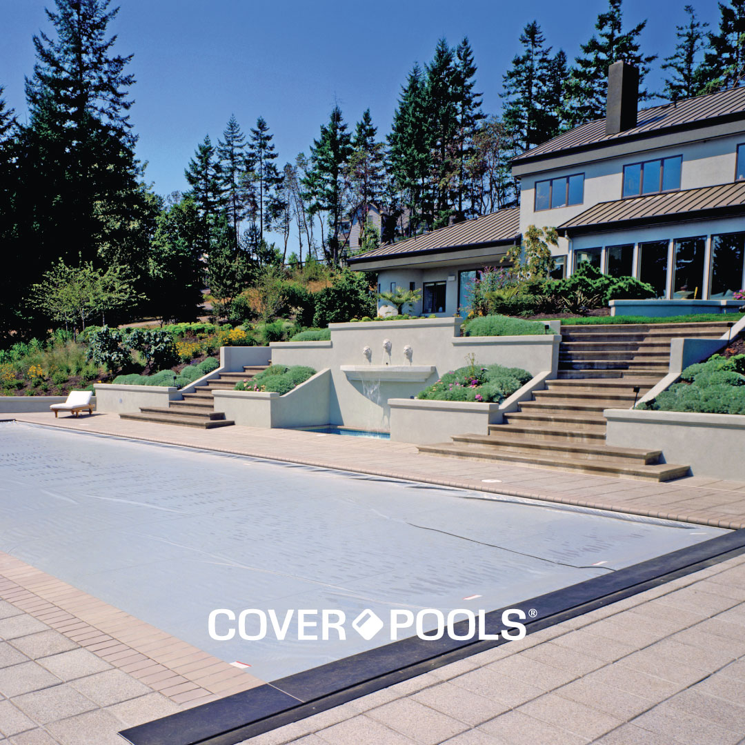 Did you know? A Cover-Pools #automatic pool cover system extends the swimming season, reduces the hassle of maintenance, and conserves pool water. Learn more here: fal.cn/3nHxF. #coverpools #poolcovers #autocover #poolbuilders #pooldesign #energyefficient #conservation