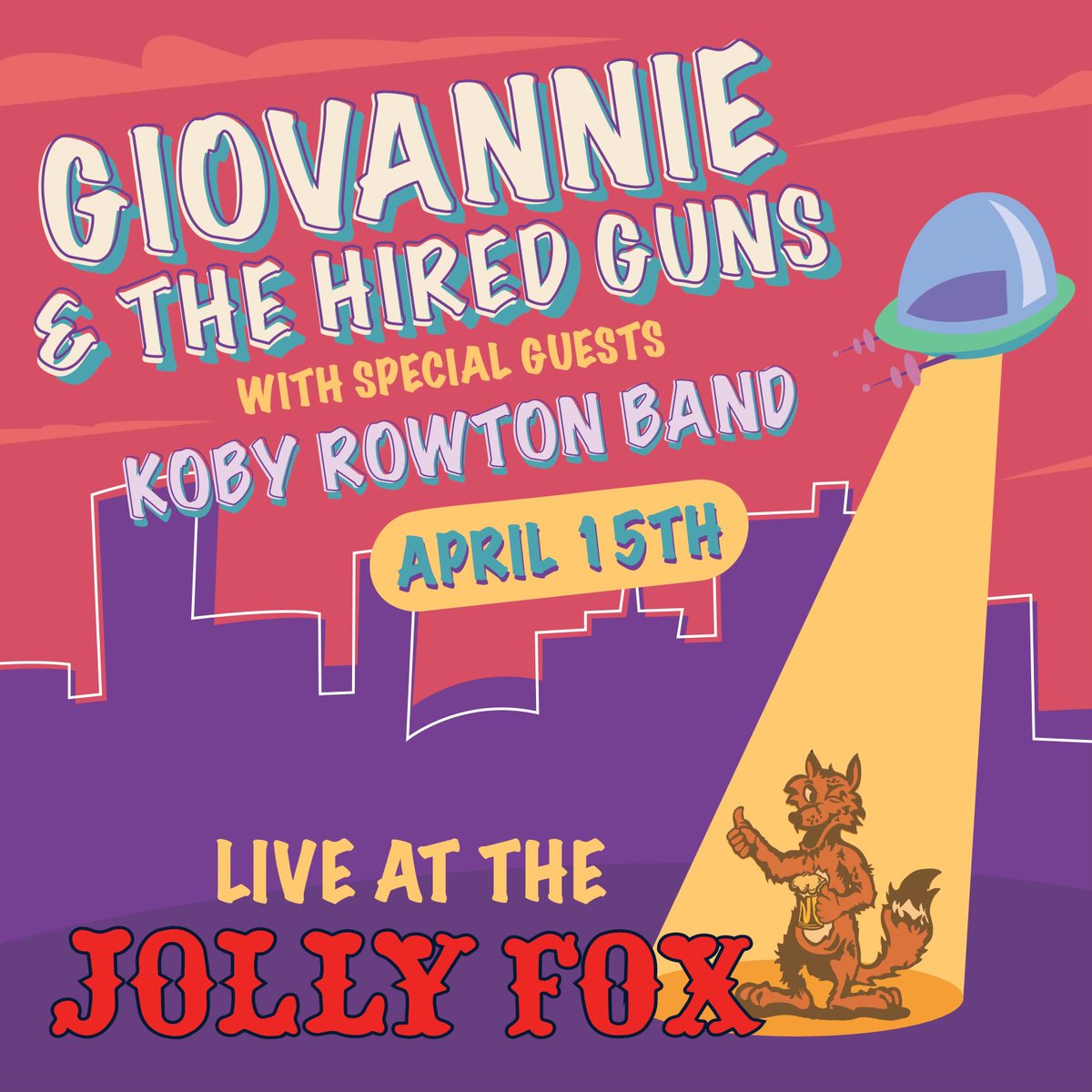 thejollyfox's tweet photo. ‼️FRIDAY NIGHT!!‼️ Giovannie and the Hired Guns are taking the big stage with Koby Rowton Band!! Get those tickets online or at Cavender’s now!! https://t.co/VoIcmxBfII