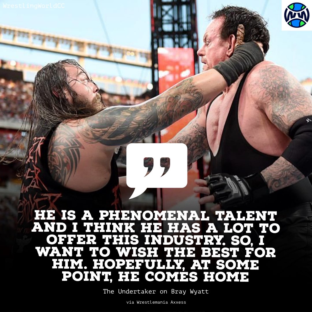 WrestlingWorldCC on Twitter "The Undertaker hopes Bray Wyatt returns