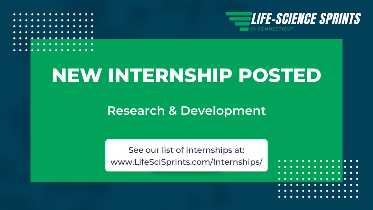 LifeSciSprints's tweet photo. NEW INTERNSHIP POSTED: @AlexionPharmaUS has posted a new #internship opportunity for a Research Intern. Applications are now open for the Summer of 2022. Interested in applying? Visit https://t.co/IgfMsujUAe. https://t.co/cINLPutUrQ