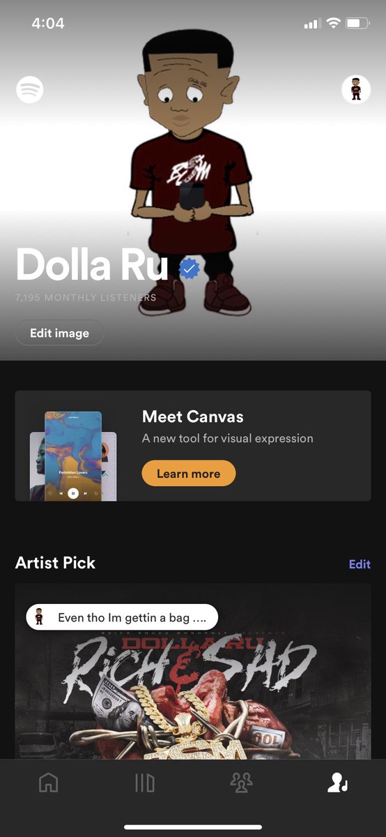 DollaRuBSM's tweet photo. I need to get to 8,000 monthly listeners ‼️ Tell a friend to tell a friend we going 📈📈📈📈 Appreciate all of my supporters 💯💯💯💯💯💯💯 #FollowTheDolla on @spotify #ItsRuBaby🐓❤️ #viral #explore #explorepage #spotify #spotifyartist https://t.co/zxCStJz0lb