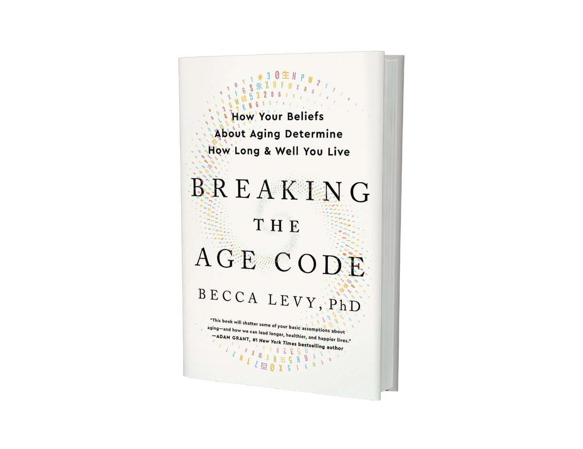 Want to learn more? Prof. Becca Levy’s new book, Breaking the Age Code: How Your Age Beliefs Determine How Long and Well You Live is out today.

Learn more: becca-levy.com (12/12)