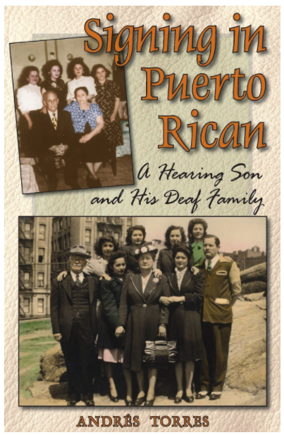 KODAheart's tweet photo. #didyouknow Before tv closed captioning, many deaf people relied on others to interpret tv media. In his book Signing in Puerto Rican, coda Andrés Torres recalls interpreting for baseball games, movies, and even the news coverage of the assassination of JFK. #NDHM #DeafHistory https://t.co/OvpOyyzZTc