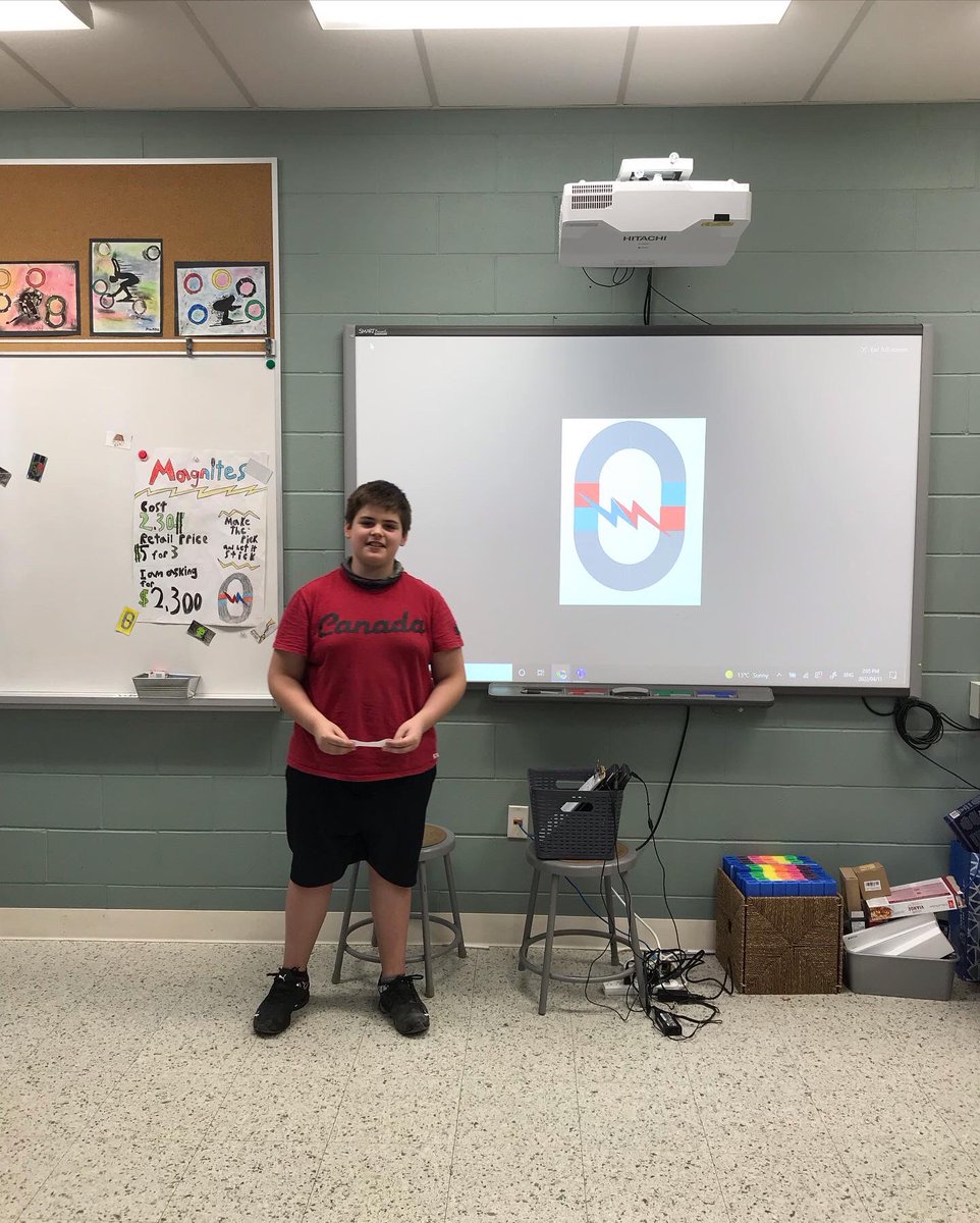 Dragon’s Den <a href="/CrossroadsDsbn/">Crossroads DSBN</a> - today students could “invest” in healthy treats, magnets and custom dice!