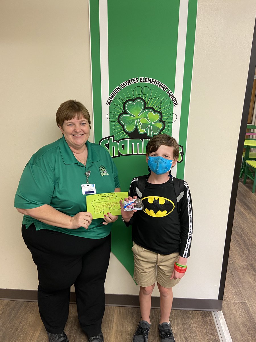 cfgilbert3's tweet photo. Shining Shamrock Shoutout. This fantastic student set his AR goal at 80 points for the 6 weeks and is at 110 points. #ccisdproud @r0hernandez @JohnAPrezas @SchanenEstates https://t.co/NWhHKUAU6z