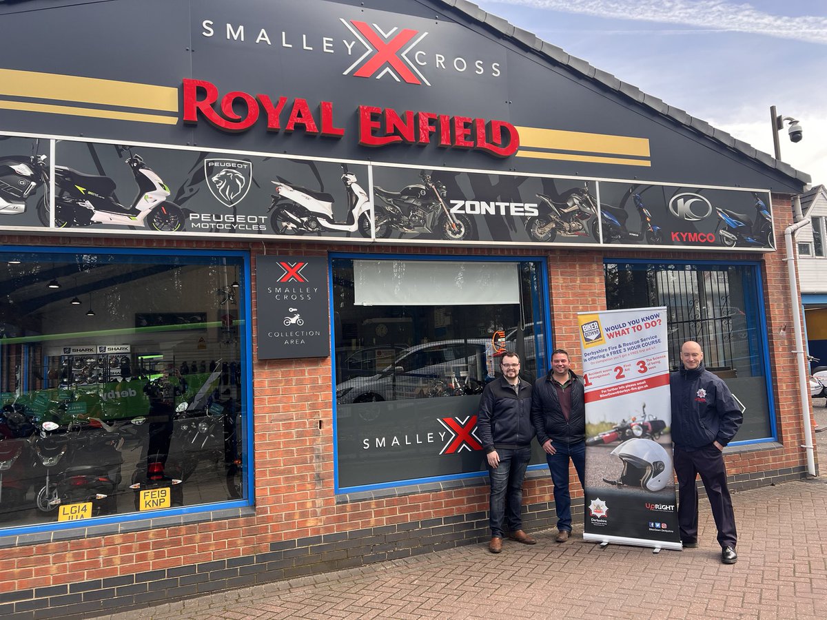 BikerDown Derbyshire tweet media