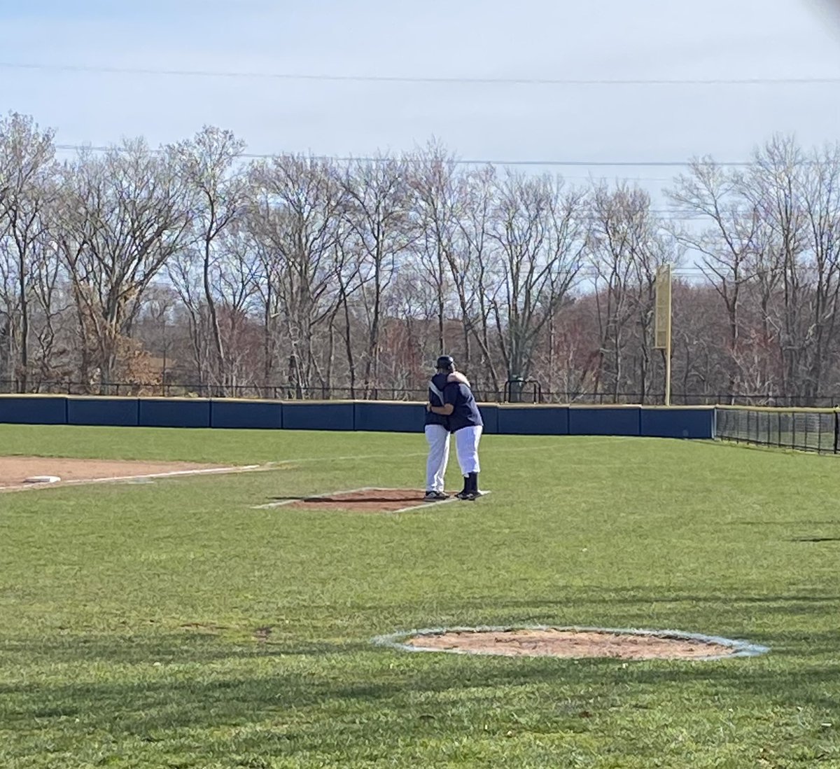 sb_raiders's tweet photo. Brady Oliveira passes the torch to Coach Vanada in memory of First Base Coach Oliveira. @SBRHS_Baseball @SBRHSBoosters https://t.co/m4vlseKDxd