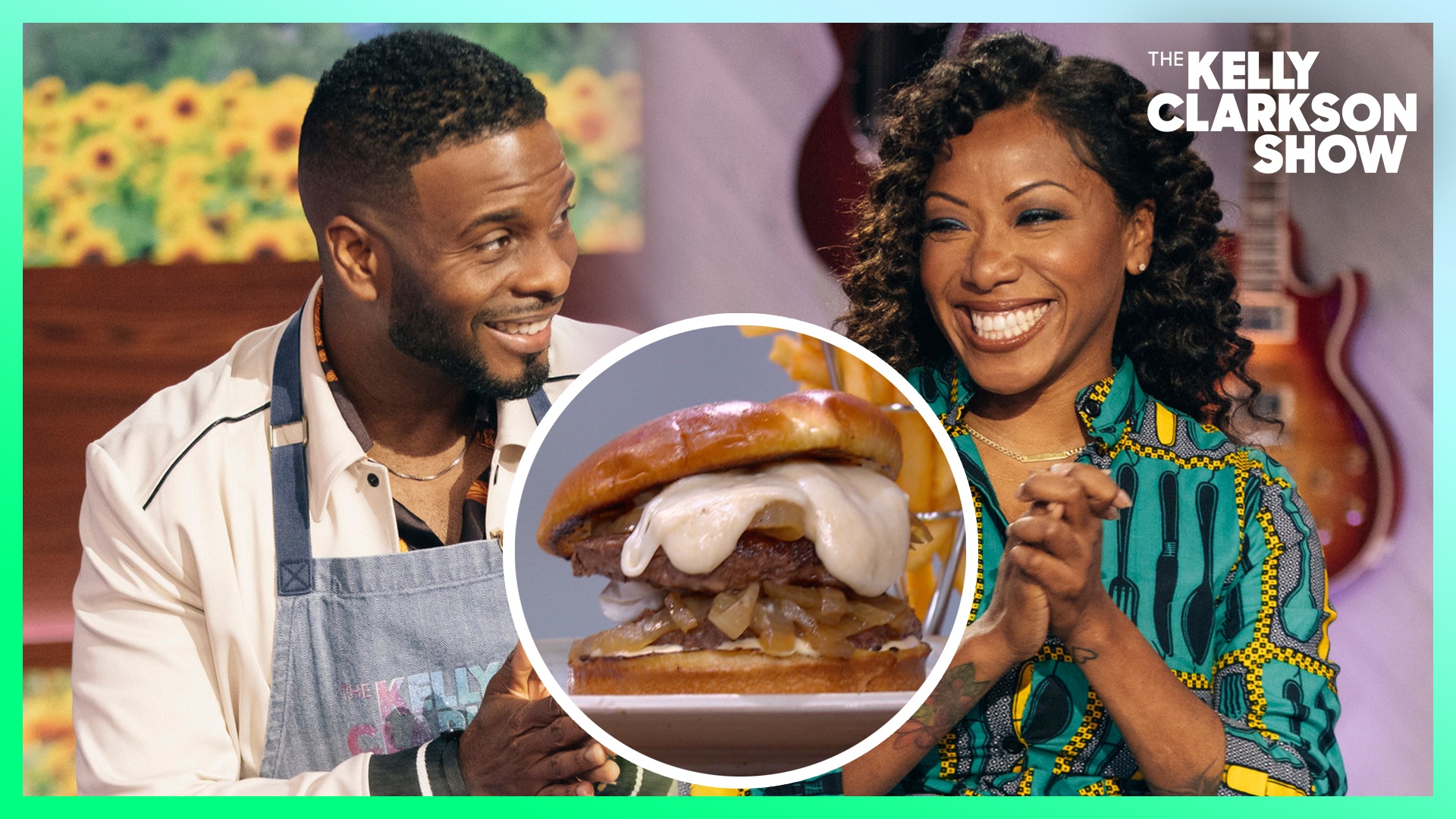 The Kelly Clarkson Show on Twitter "Talk about a GOOD BURGER! 😉