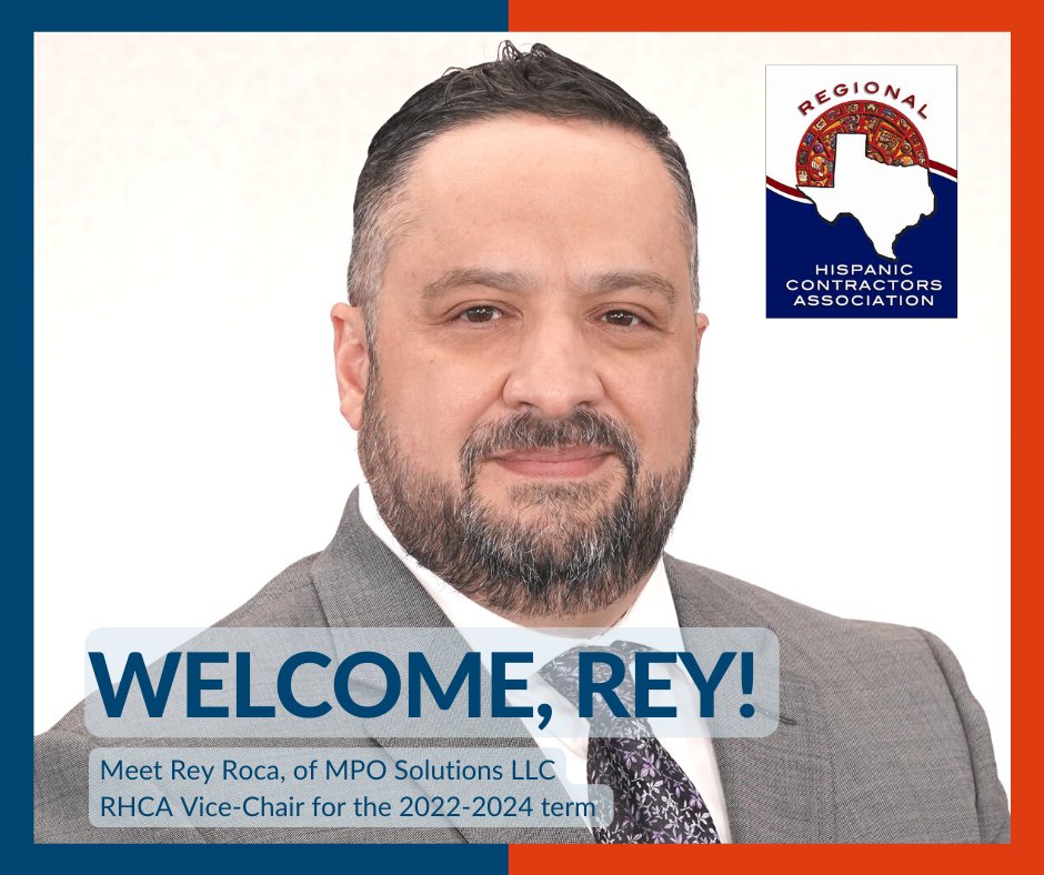 DFWRHCA's tweet image. bit.ly/3Jq3zJK
We are happy to introduce our new RHCA 2022-2024 Vice-Chair. Rey Roca, of #MPOSolutions, is an accomplished A/E/C industry executive with more than 27 years of experience in multiple sectors, including hospitality, commercial, and aviation, among others