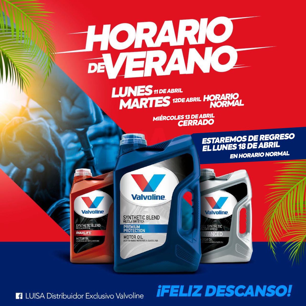 LUISA Distribuidor Exclusivo Valvoline (@LuisaValvoline) / Posts / X