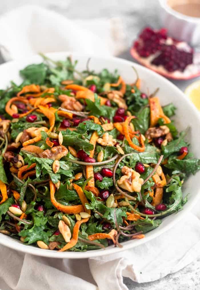 LUCENutrition's tweet photo. Kale, Butternut Squash and Pomegranate Salad Recipe from #LUCEN @LU_CollegeofAg https://t.co/7xjm6fKsSX https://t.co/JZvL902yd9