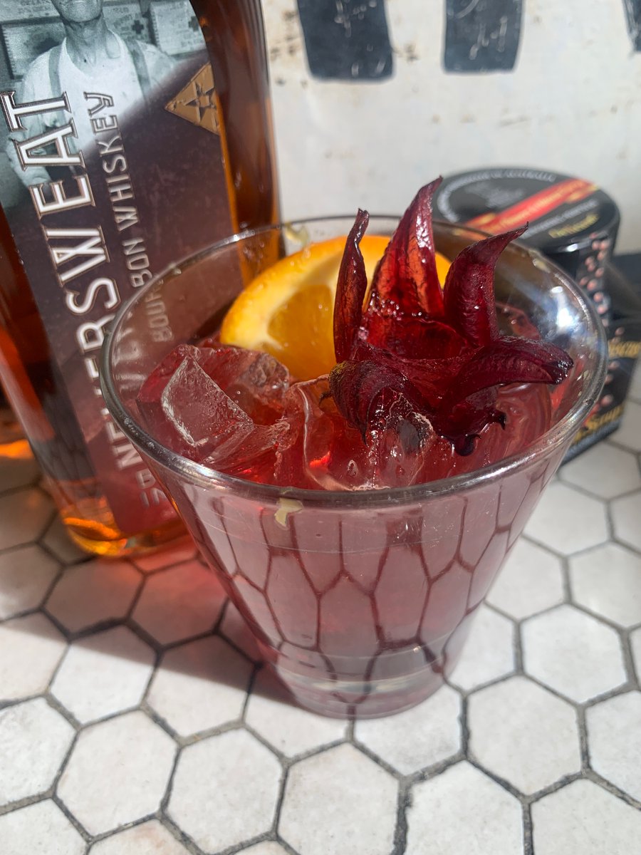 Not sure what to order? Neversweat the decision with our Hibiscus Old Fashioned. Add our Bottled in Bond for a limited time only! This Drink of the Week is sure to keep you warm from the cold. #distillery #bourbon #MontanaMade #ButteMT