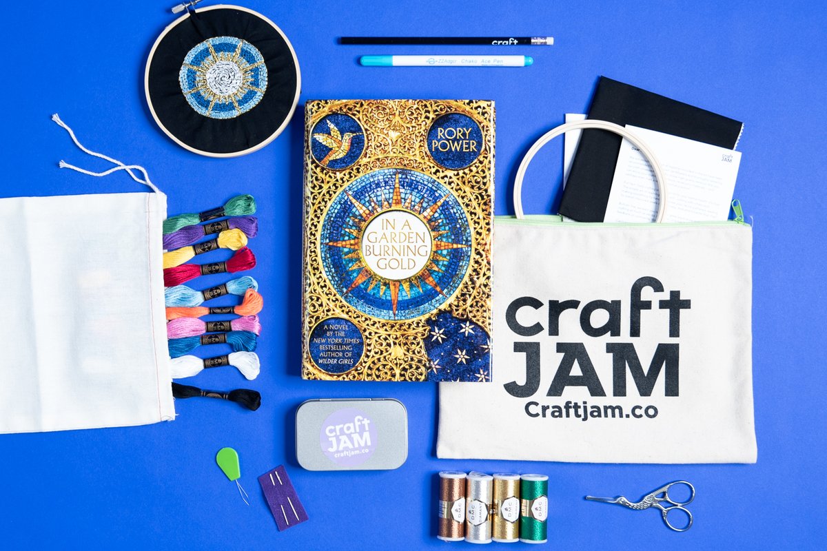 DelReyBooks's tweet photo. We're partnering with @CraftJamCo to bring you a bookish AND crafty giveaway! Enter for your chance to win a copy of Rory Power's latest release, IN A GARDEN BURNING GOLD, and an embroidery kit! https://t.co/zA4gagtRNh

NO PURCHASE NECESSARY. Open 4/7-4/21. US only, 18+. https://t.co/6DlP9VPHTa