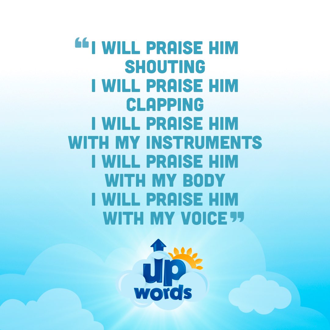TheUpWords's tweet photo. 🎶Let us Praise Him with everything we have!🎶 #upwords #Iwillpraise https://t.co/B0kXYSZdoB