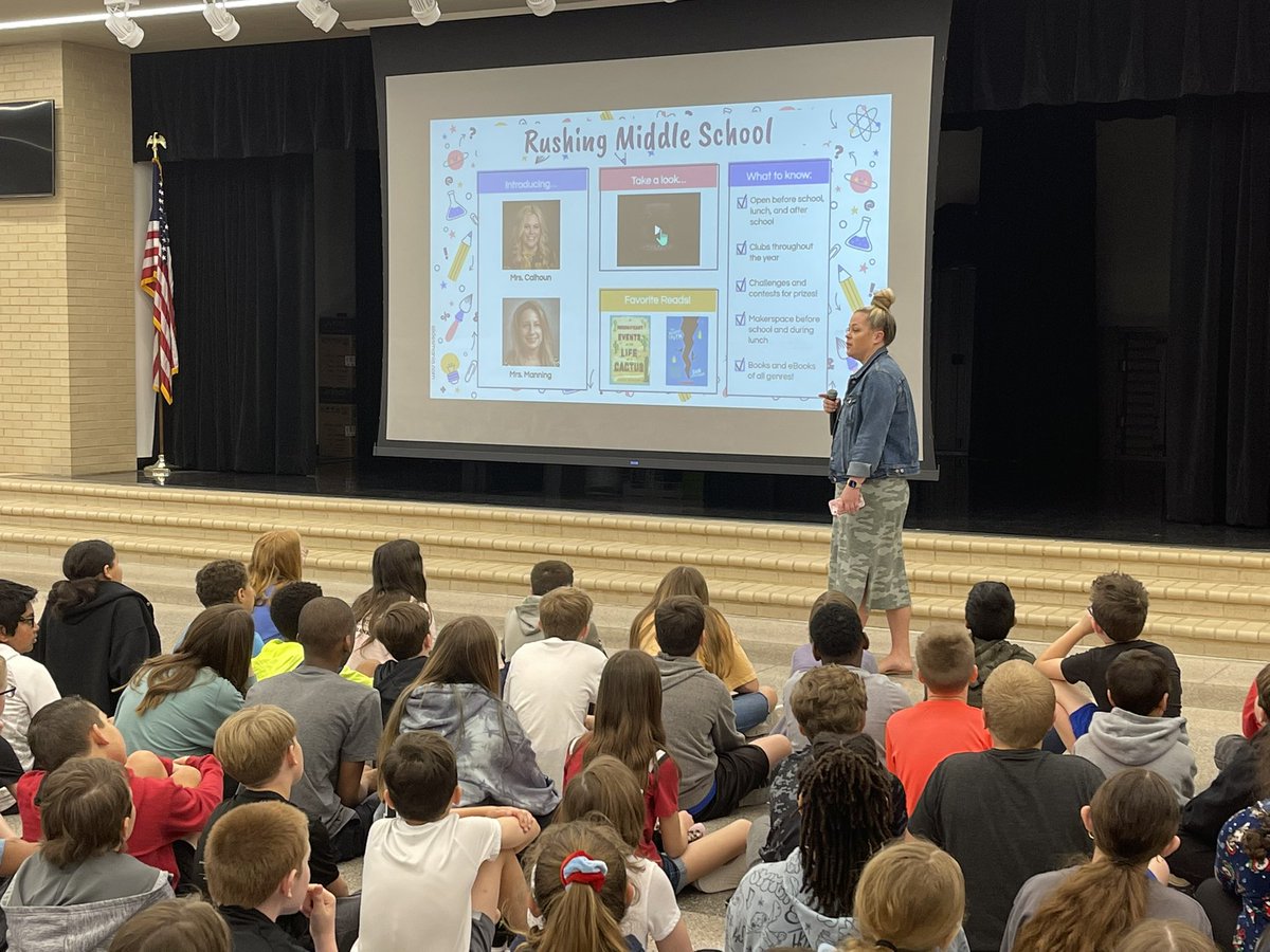 Boyer Elementary Library tweet media