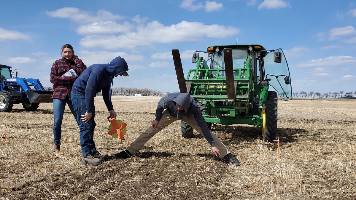 We're strip tilling in style this afternoon! Our plots are approximately 1 <a href="/carloherk/">Carlo Van Herk</a> wide!