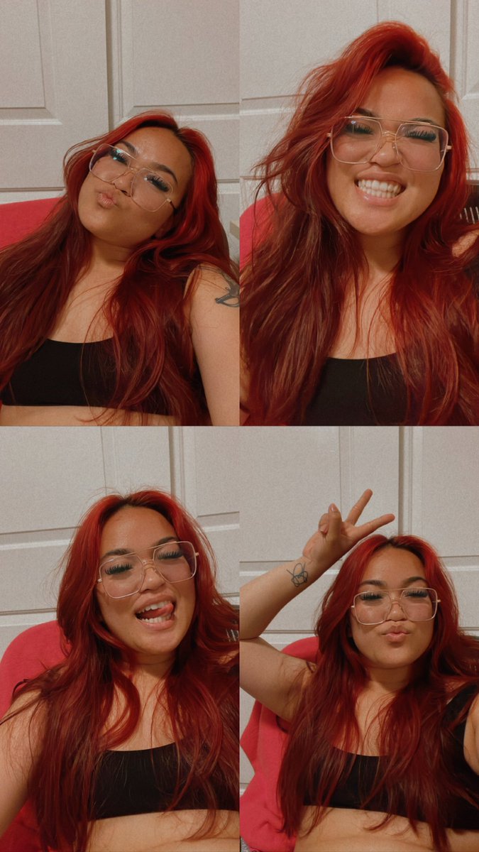 Longgg overdue hair update. Call me Lavagirl from now on.