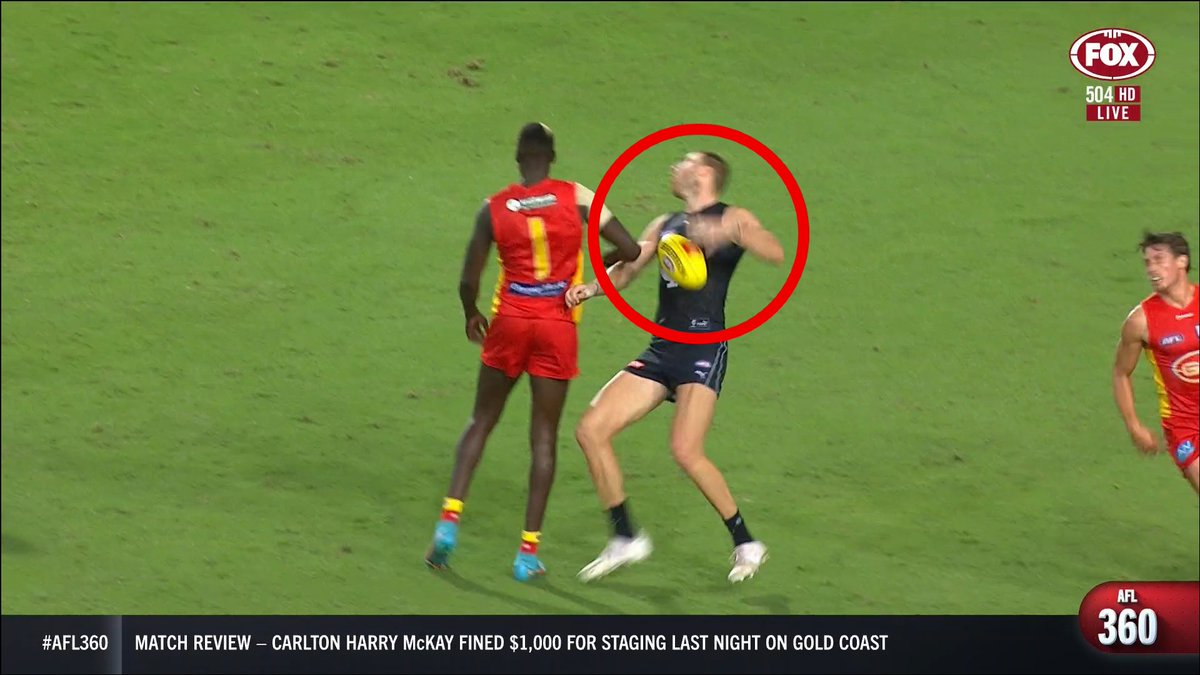 FOXFOOTY's tweet photo. “He should have been at WrestleMania.” 🧐 

Blues star fined for ‘hilarious’ offence.

More 📝: https://t.co/FViitG00Nb https://t.co/fEOUiwVxaV
