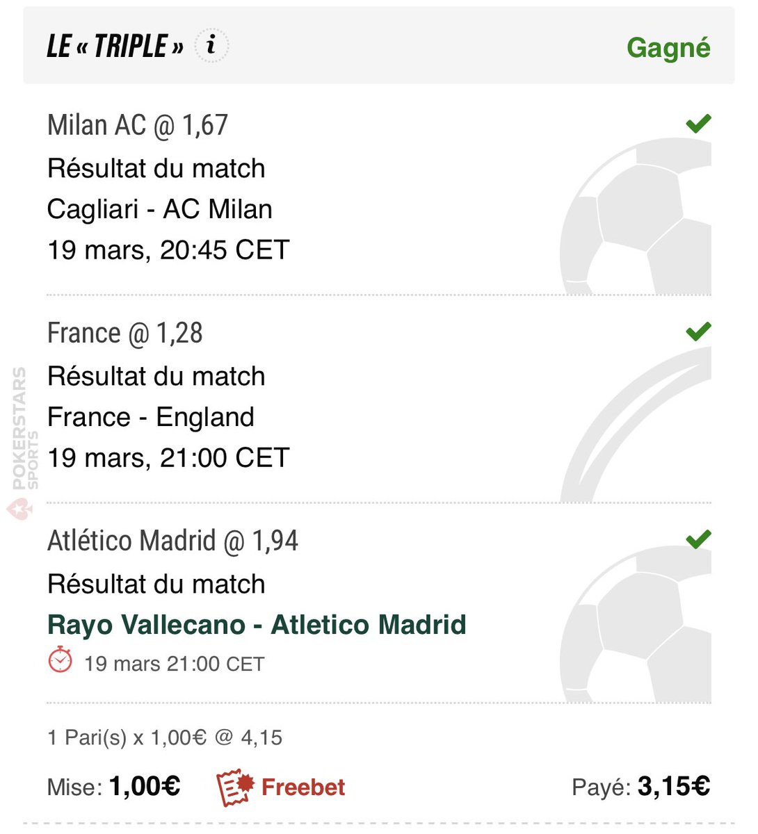 mallau2609's tweet photo. Ça envooooie sec 🤑🤑🤑 BIM BAM BOUM 💥 @UnibetFrance @PSSportsFR https://t.co/9hhUM6tcd5