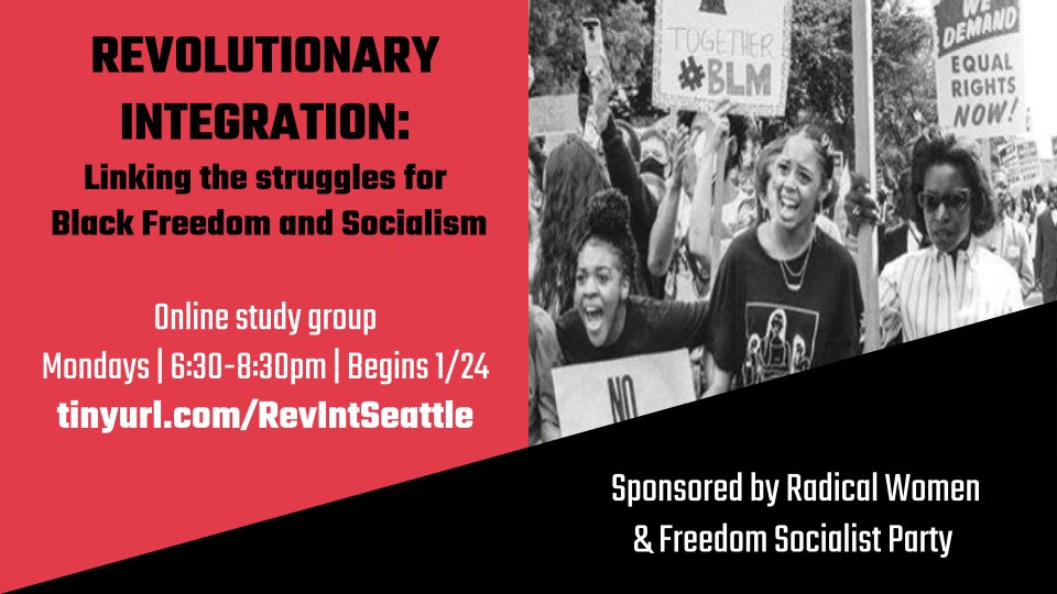 Seattle_FSP's tweet photo. The #RevolutionaryIntegration study group has been extended! And there's another session happening TONIGHT!
Invite your friends, be part of the conversation. See how history influences the present day and future policy.
Mondays at 6:30pm PST.
https://t.co/ArYwNp8pu3 https://t.co/Jsh43JGEGT
