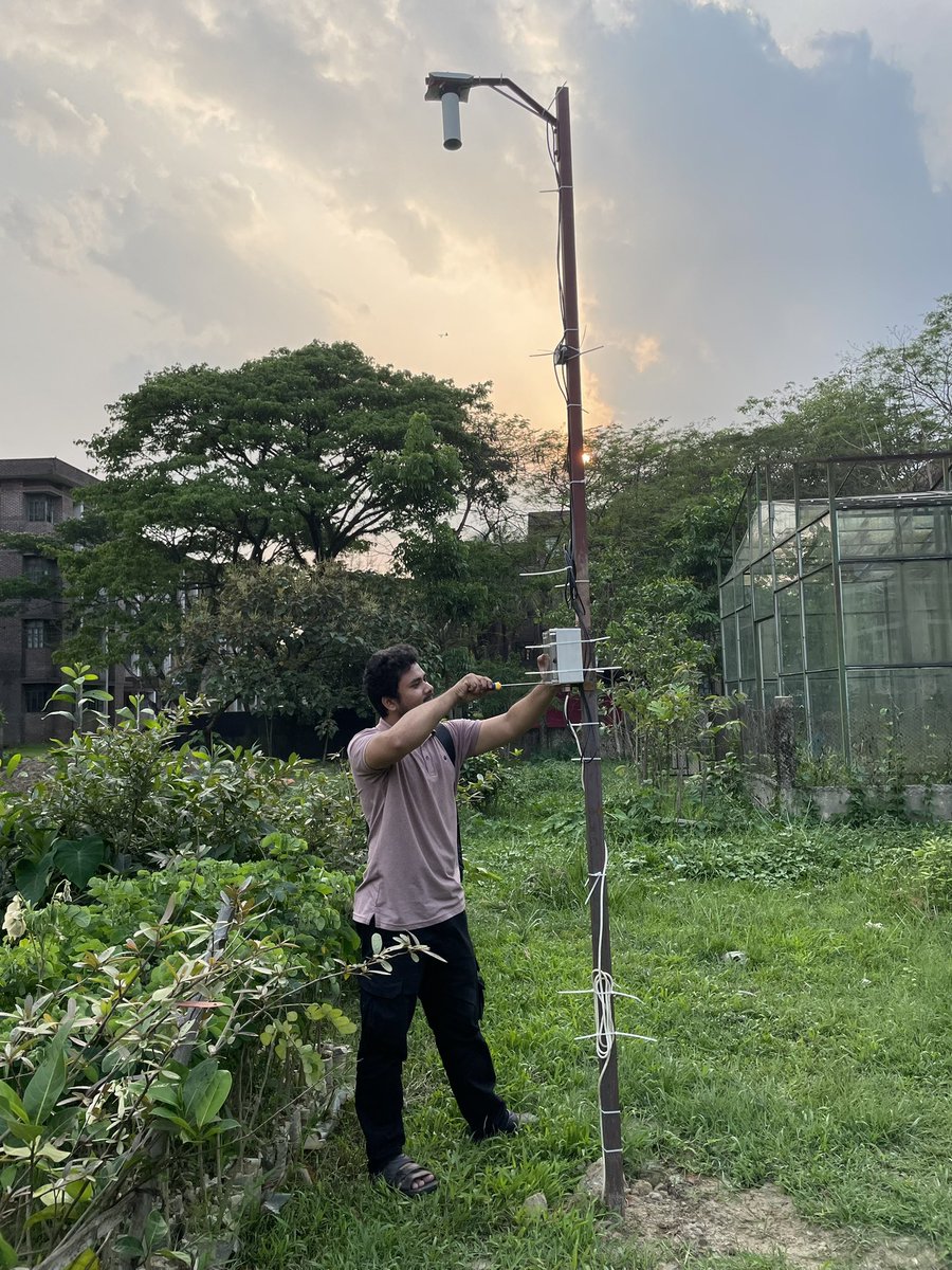 #CredoSense sponsored weather station at Dept of Forestry and Environmental Science, ShahJalal University of Science and Technology, Bangladesh. Thank you #CredoSense for keeping the promise of making #science accessible. <a href="/CredoSense19/">CredoSense Inc</a> <a href="/protttoy/">Md Waliur Rahman Prottoy</a>