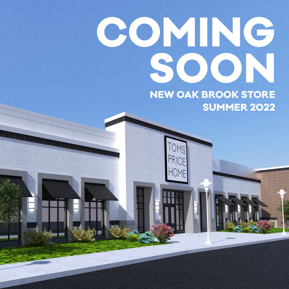 Luxury furnishings, one-of-a-kind rugs, lighting and window treatments are coming this summer to our new flagship Oak Brook location – just north of Oakbrook Center. Stay tuned for more info!

#comingsoon #oakbrook #newstore #tomspricehome
