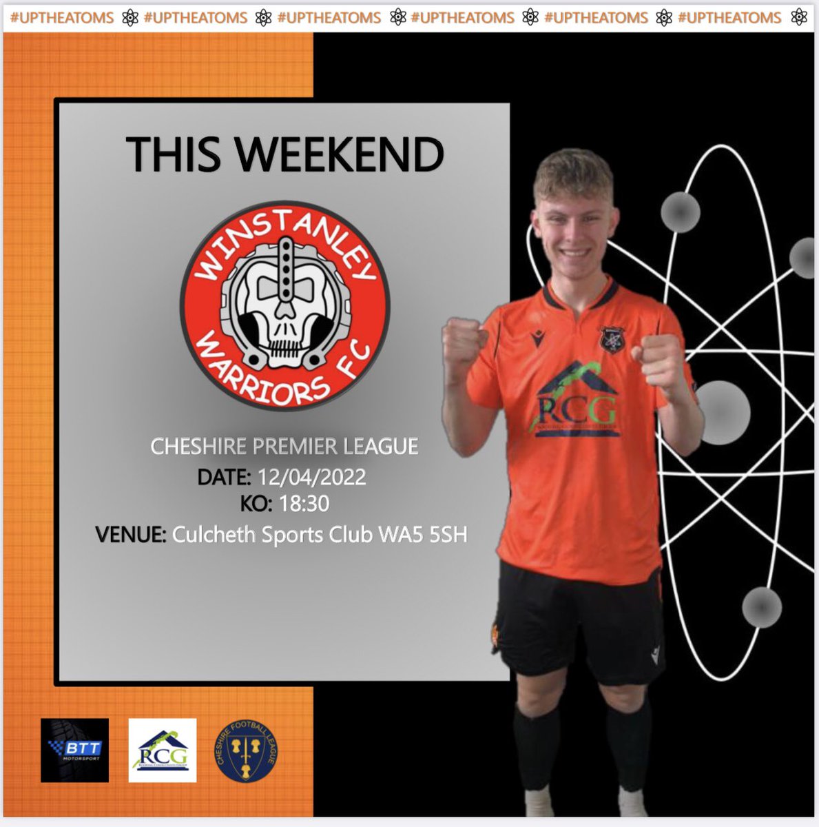 DatenFC's tweet photo. Tomorrow night our 1st Team are back in action. 

📍@culchethsports - WA3 5SH

🆚 @WWJFC 

⏰ Kick off 18:30

🏆@CheshireFL 

Get down and support the lads, the bar is open from 16:00 https://t.co/2M4YE9zsLb