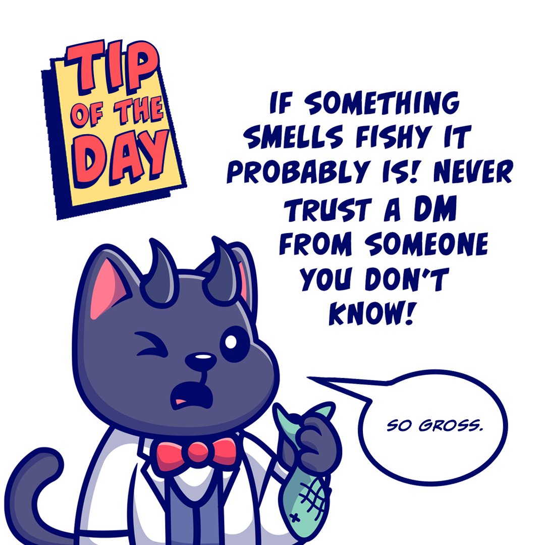 DM safely #NFTCommunty! 🙀