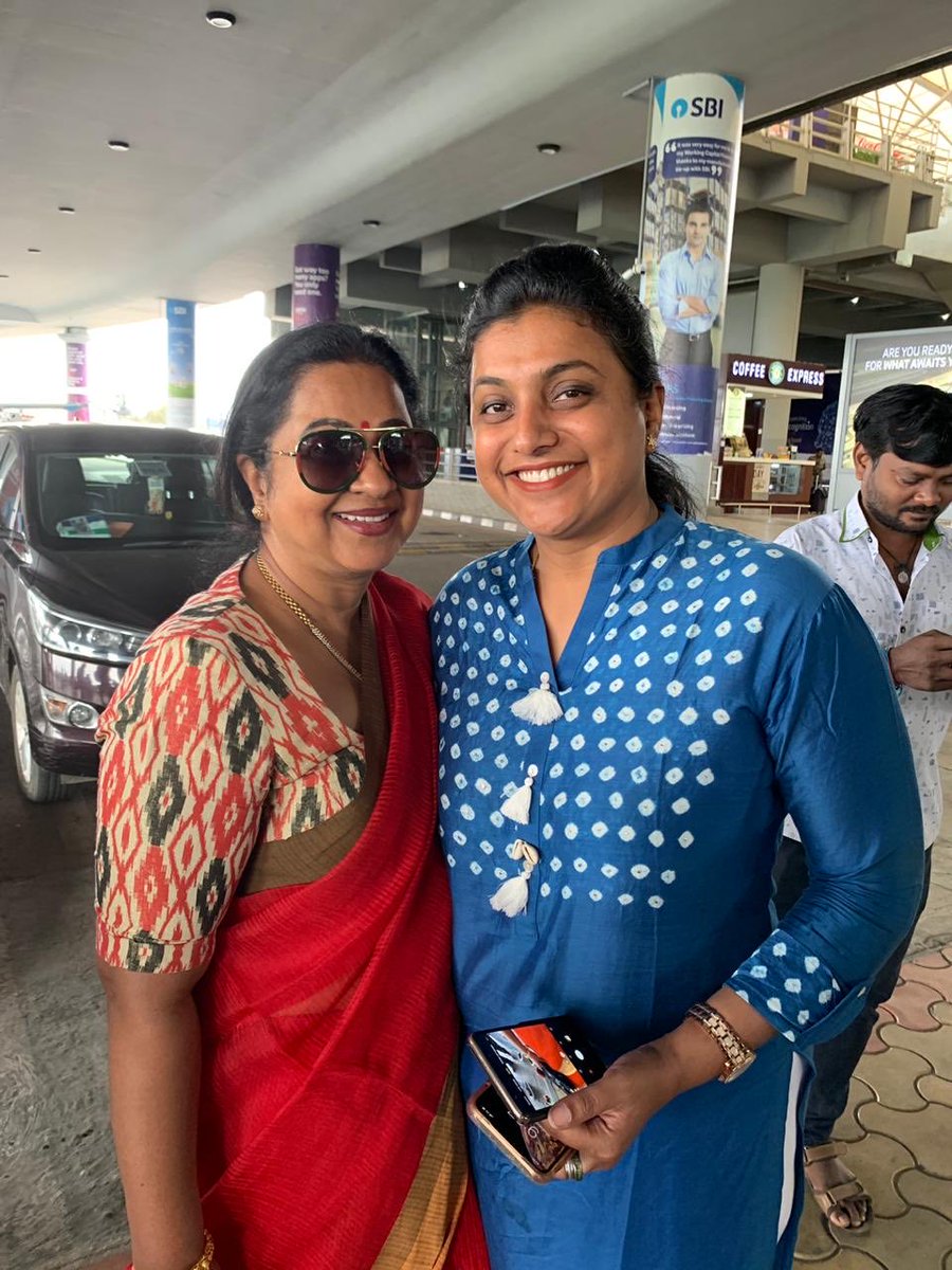 realradikaa's tweet photo. Congratulations dear ⁦@RojaSelvamaniRK⁩  , more power to you https://t.co/yowNsPORJJ